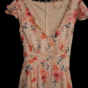 Floral V-Neck Dress